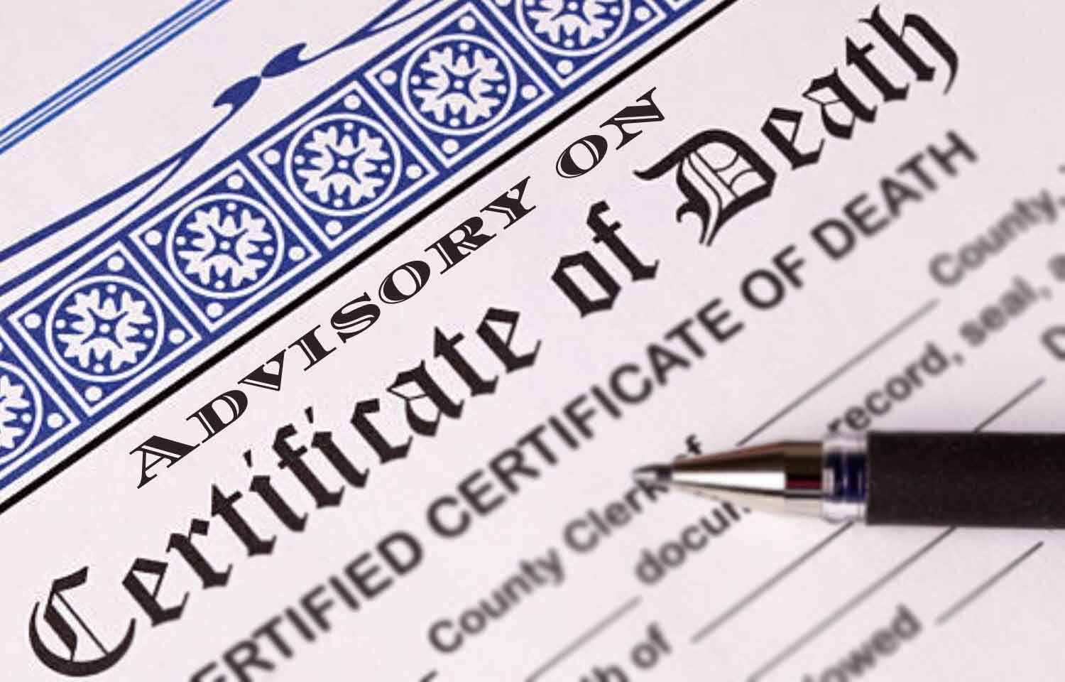 Death Certificate